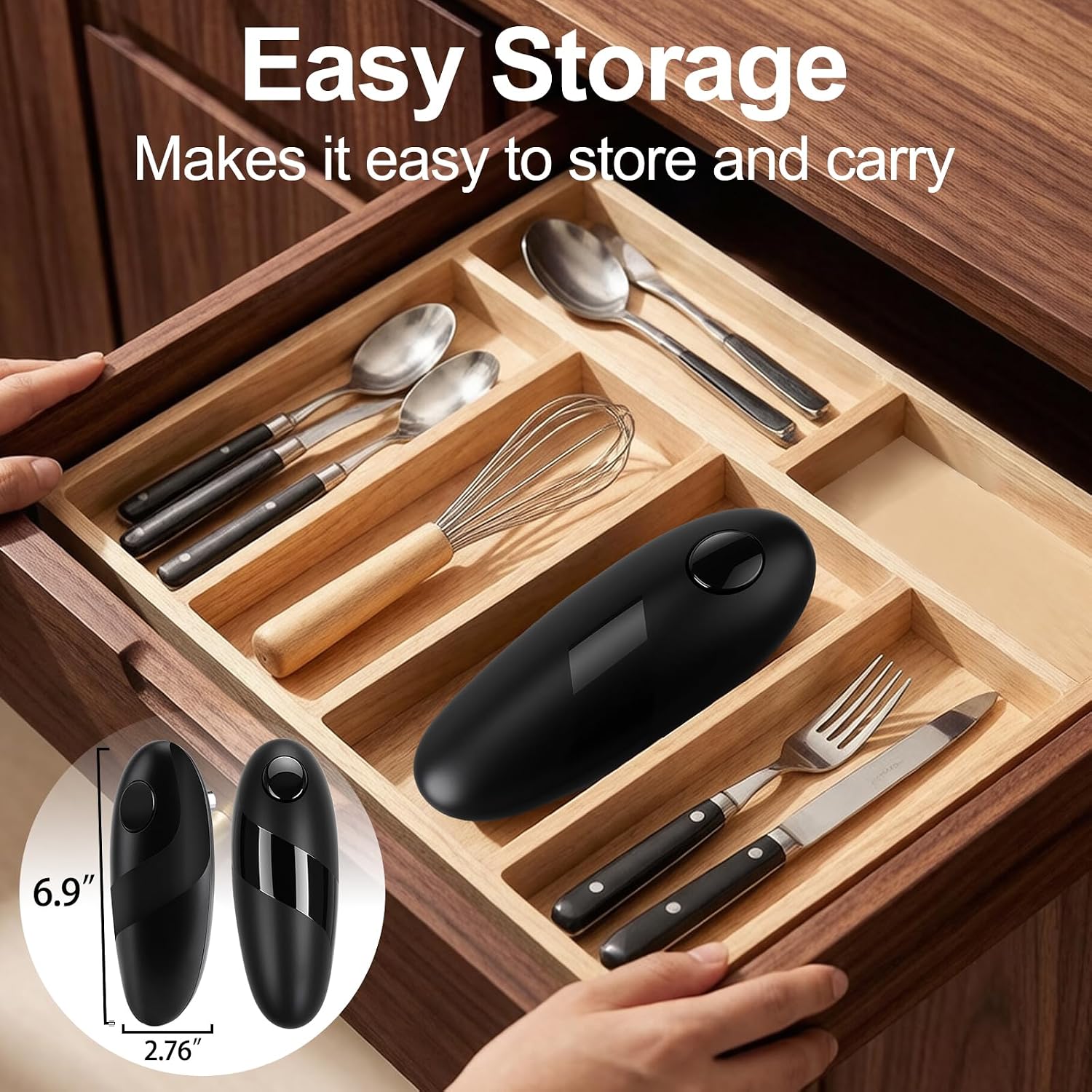 Compact electric can opener feature image